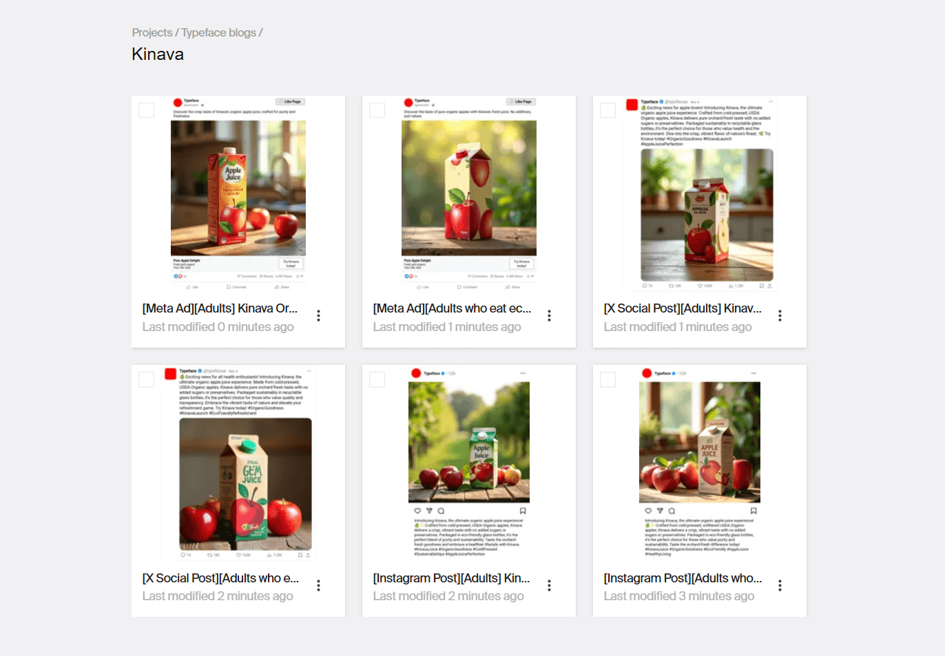 AI-generated multichannel marketing campaign assets