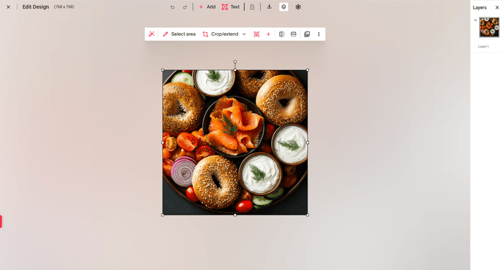 editing image in focus mode