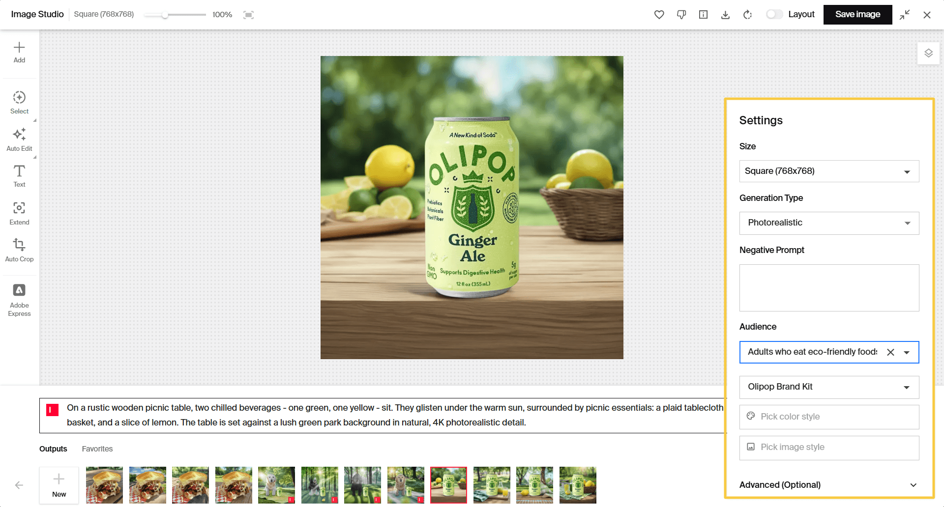 Typeface image personalization