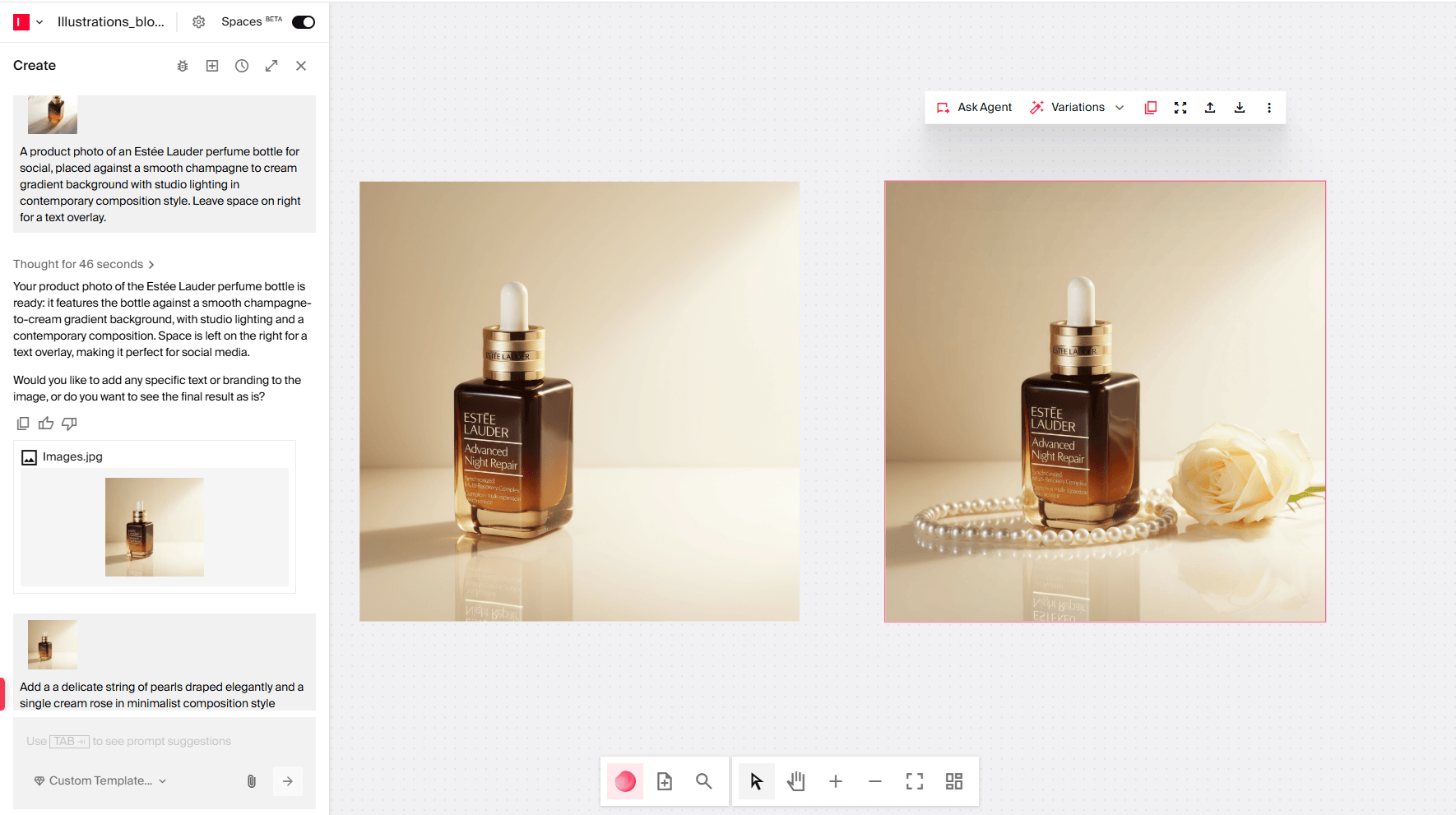 AI social media images with Typeface AI