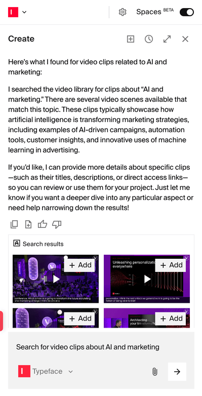 selecting video clips