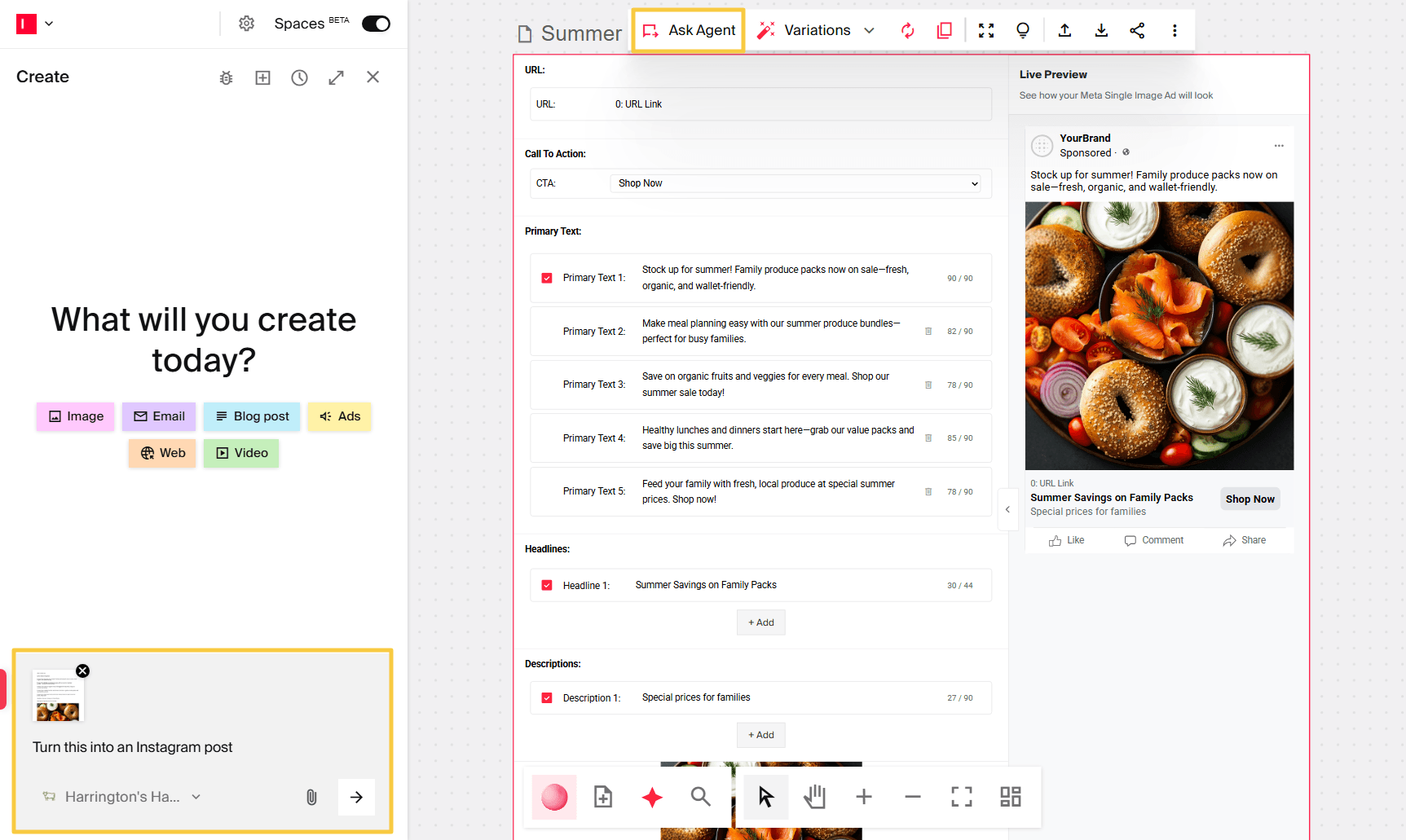 repurposing social post