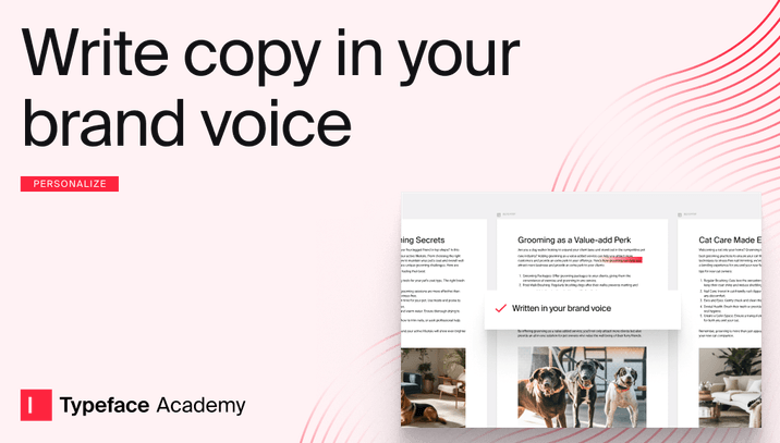 Write copy in your brand voice