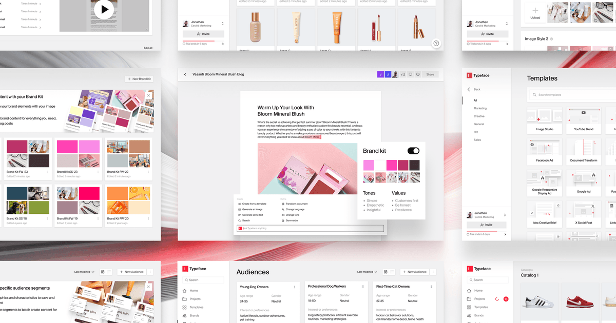 Typeface - Enterprise Generative AI Platform for Marketing & Content Creation