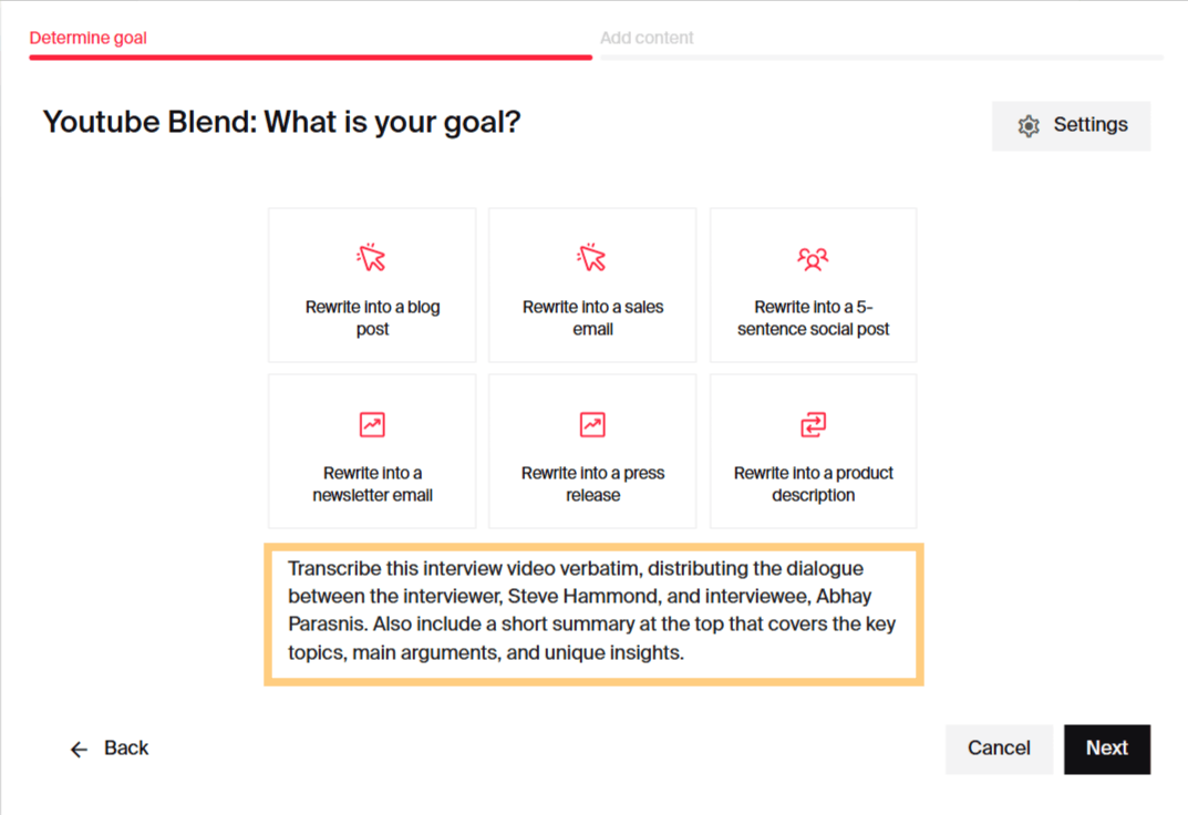 repurposing video content into blog