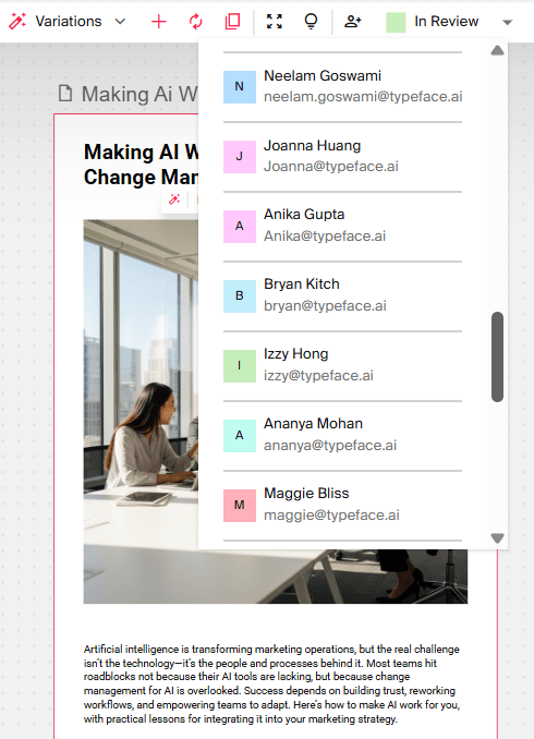 AI blog review workflow